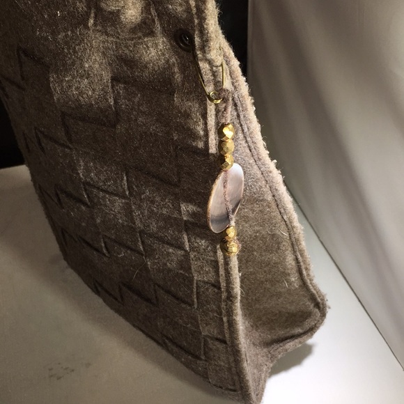 Rosamunda felt woven bag! Lightly used! - Picture 4 of 4